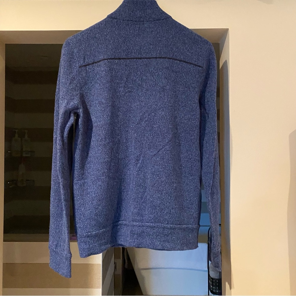 Men’s Falconnable 100% Lambswool zippered sweater - Picture 5 of 5